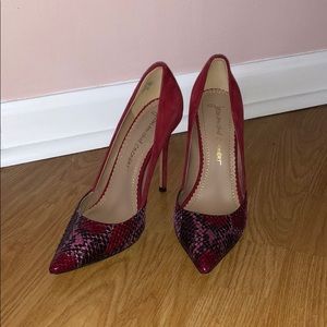 Jean-Michel Cazabat snakeskin pumps